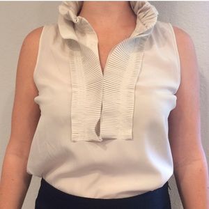 J.Crew Sleeveless Blouse - Cream